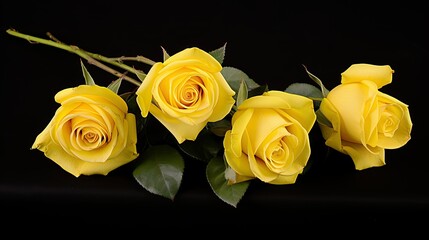 uplifting long stem yellow rose