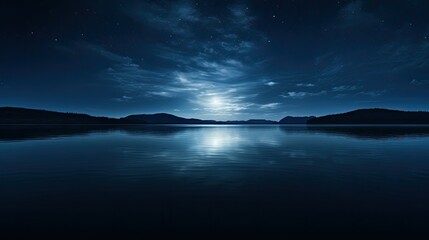 lake dark blue gradient