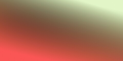 The image is a gradient background with a smooth transition from red to pale green. Grainy noise texture gradient background banner poster header design