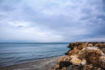 Sea, seashore  - Europe, Romania, Constanta region