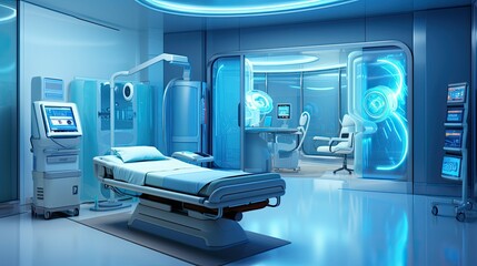 hospital healthcare technology background