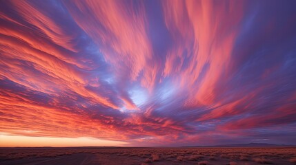 Obraz premium orange pink swirl