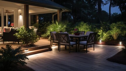 Fototapeta premium ambiance outdoor led lighting