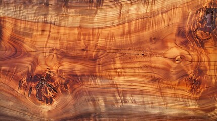 Rustic Brown Wood Grain Texture Background with Knots