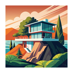 Fototapeta premium House vector illustration