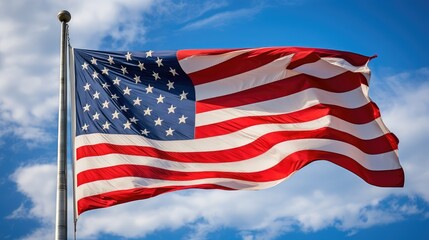 Fototapeta premium unity star red white blue