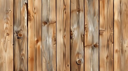 Fototapeta premium Rustic Wooden Planks Background with Knots and Grain Texture