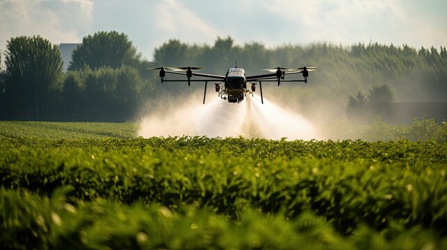 spraying agriculture drones