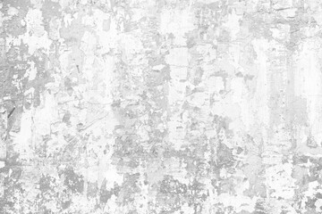 White Grunge and Stained Concrete Wall Background.