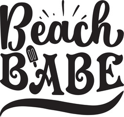 Beach typography tshirt and SVG Designs for Clothing and Accessories