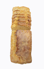 Rectangular cake, with icing, top view