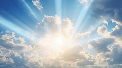 streaks cloudy sunny sky