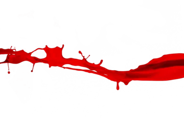 Red paint splash isolated  © kitsana