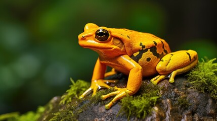 Fototapeta premium colors panamanian golden frog