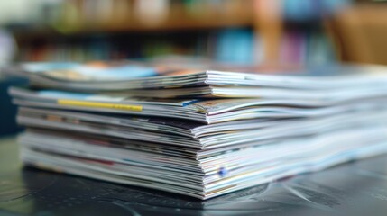 Stack of Magazines.