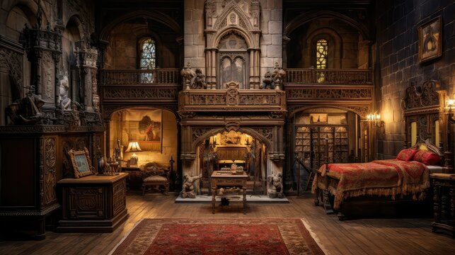 maidens medieval castle interior