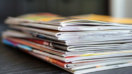 Stack of Magazines.