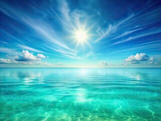 Soothing gradient background featuring a serene blend of turquoise, blue, and green hues, evoking feelings of calmness and relaxation, reminiscent of a peaceful oceanic escape.