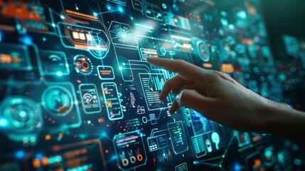 Incident management, business technology concept. Operational excellence in IT operations. Process of efficiently identifying, diagnosing and resolving unexpected problems that occur in IT systems.