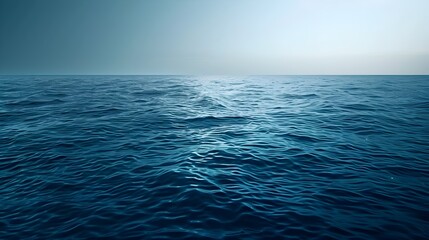 Obraz premium Mystical Gradient Depths of Tranquil Ocean Hues