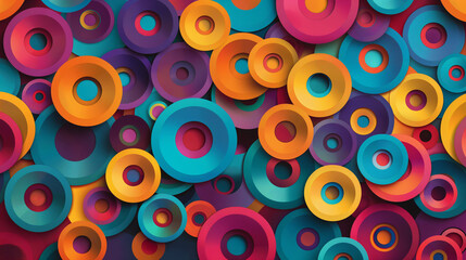 Fototapeta premium circle shape background