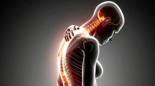 Understanding amyotrophic lateral sclerosis  depiction of muscle weakness and spinal cord atrophy