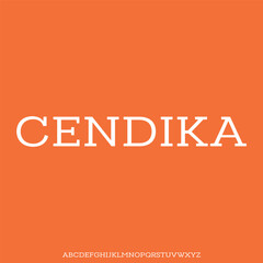 modern futuristic font vector set