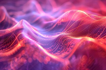 Obraz premium Close-up shot of a vibrant purple and red background, perfect for design or illustration needs