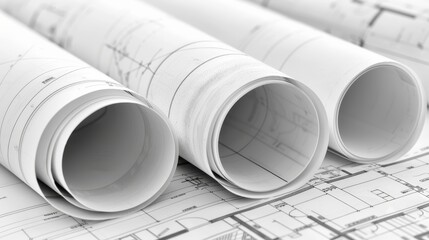Concept blueprint design  technical precision and artistic vision for construction planning