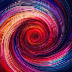 Vibrant abstract swirl with dynamic, colorful patterns. Perfect for backgrounds, artistic themes, and modern decoration ideas.