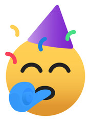 Party hat emoji