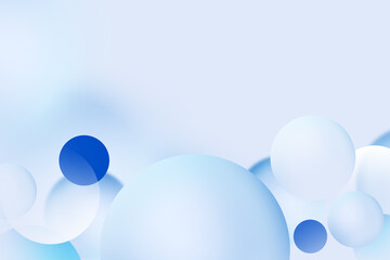 Abstract geometric circle gradient soft light blue bokeh for Graphic Business background hitech technology digital design illustration web template background backdrop desktop wallpaper bubbles