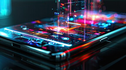 holodisplay technology presentation template