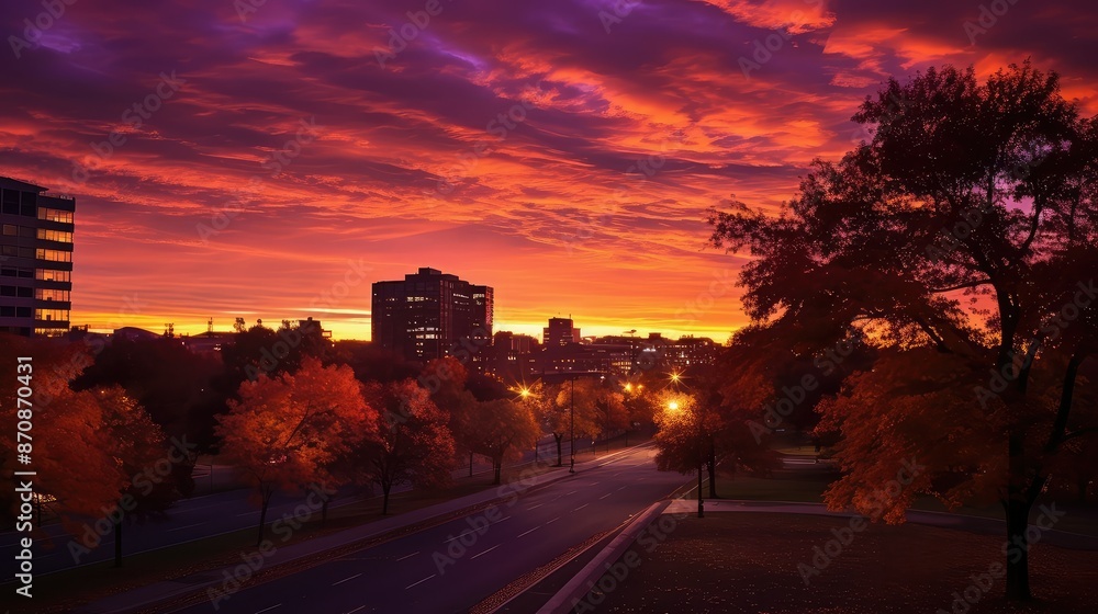 Canvas Prints purple day light savings