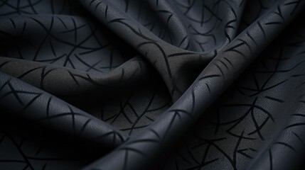 Obraz premium fabric dark grey pattern