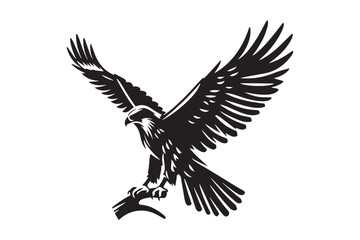 This is a Vector art of Flying Eagle