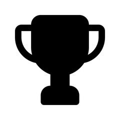 trophy glyph icon