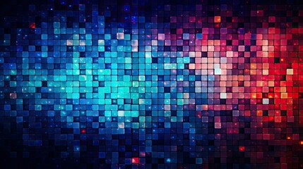 grid technology background pattern