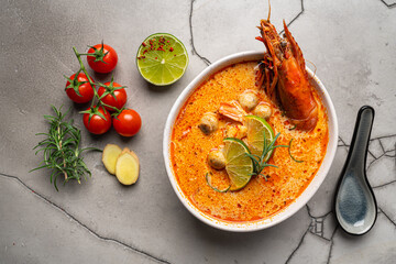 Tom Yam kung Spicy soup