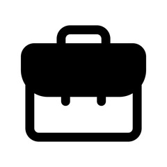 briefcase glyph icon