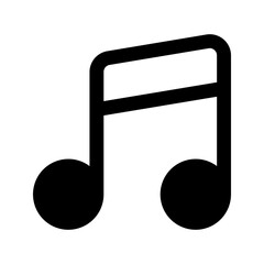 music glyph icon
