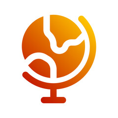 globe gradient icon