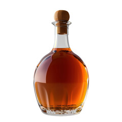 Elegant Liquor Bottle Mock-Up cut out transparent isolated on white background PNG file

