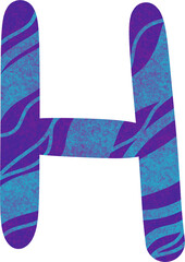 Alphabet 'H' Letter Dinosaur. Engaging and Educational Wall Art for Kids' Learning and Decor