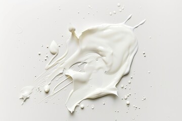 A close-up shot of white powder on a table, suitable for use in medical or scientific illustrations