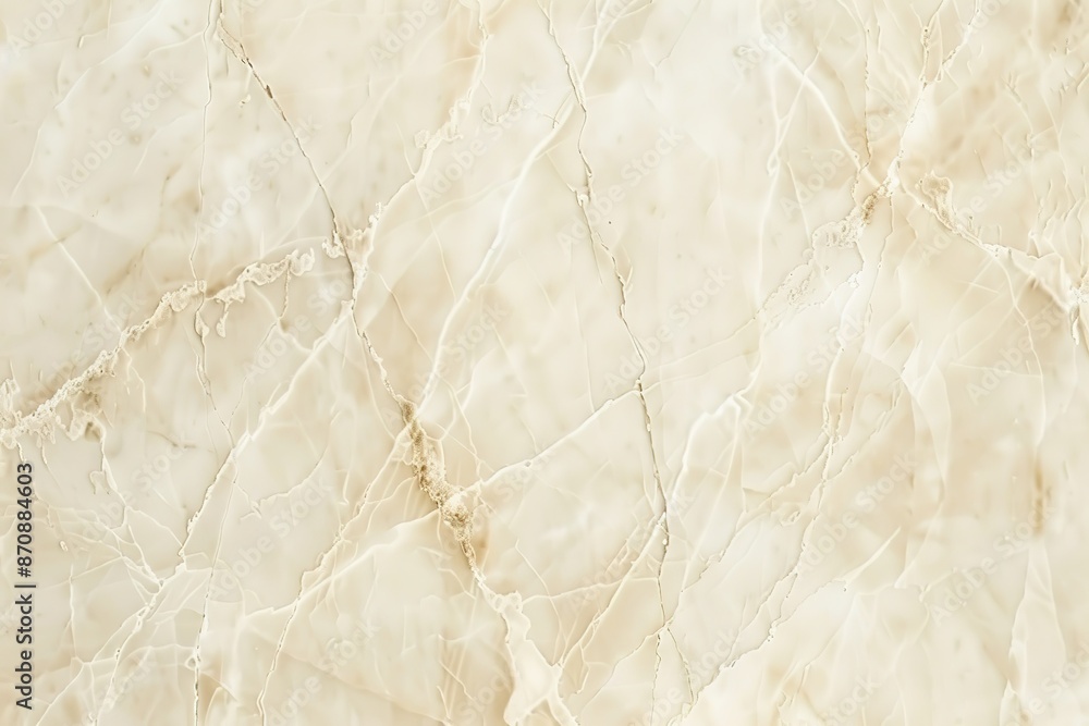 Poster a light beige marble texture with subtle veining, perfect for creating an elegant and sophisticated