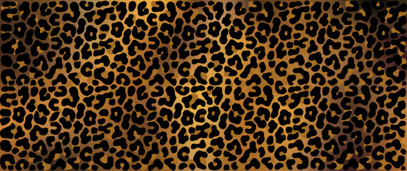 Leopard spotted print vector seamless pattern, animal background, wild cat texture, spots on background. 