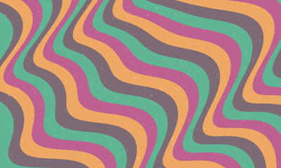 Abstract psychedelic groovy background. Vector.