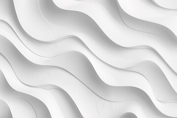 Obraz premium pattern abstract white design modern background wave wallpaper textured paper illustration curve shape geometric style creative backdrop wavy graphic concept