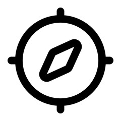 Compass travel icon